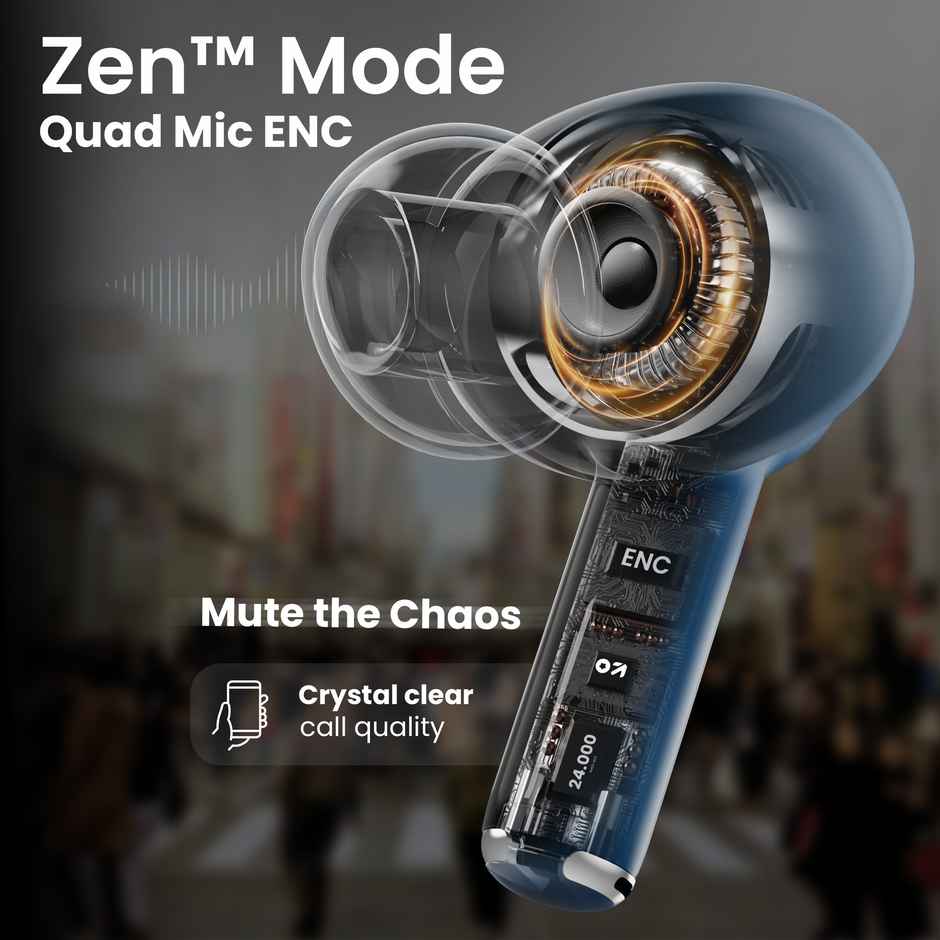 GOBOULT K45 Quad Mic ENC | 48H Battery  |  5.3v Bluetooth | Denim Blue