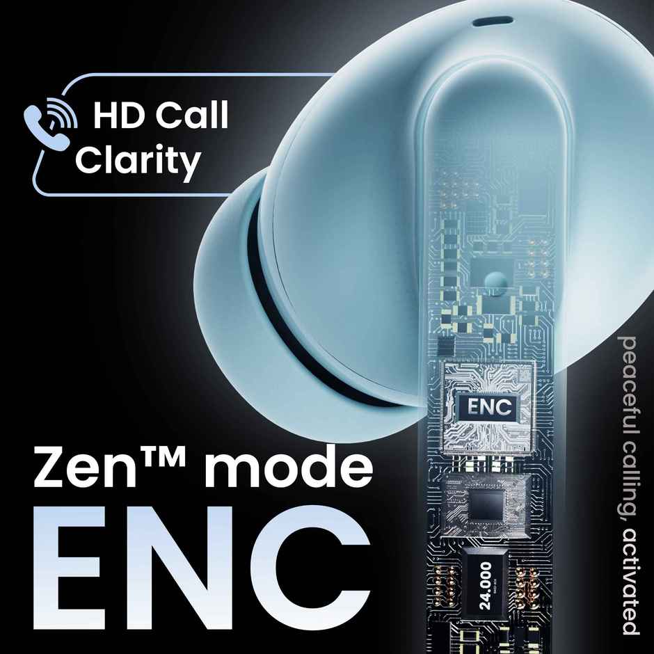 GOBOULT W20 w/ Zen ENC Mic, 35H Battery Life, 5.3v |Glacier Blue, True Wireless