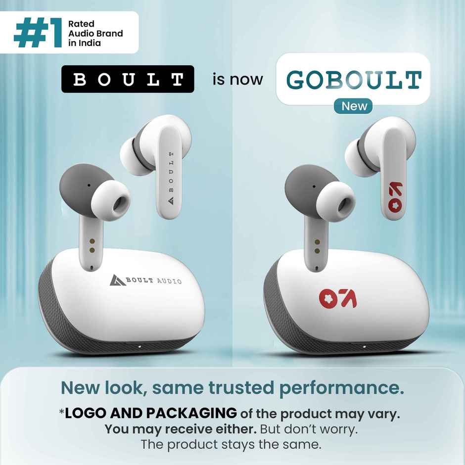 GOBOULT Y1 with Zen ENC Mic, 50H Battery, Fast Charging, Pro+ Calling |White, TWS