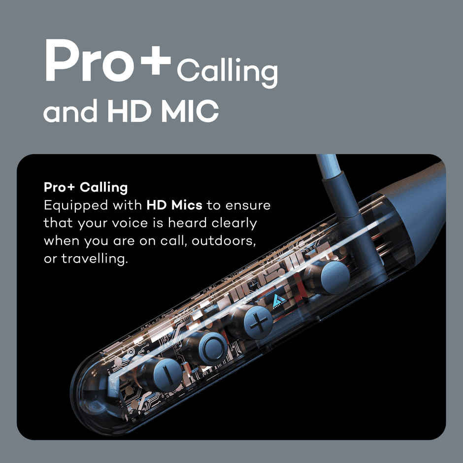 GOBOULT (Formerly Boult) Ycharge with Pro+ Calling Mic | Boomx | In The Ear | Black