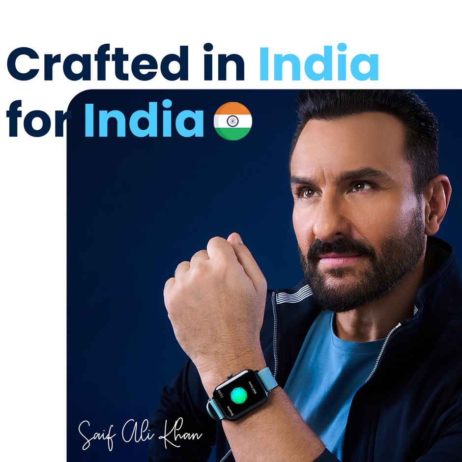 GOBOULT Drift+ BT Calling, 1.85" Hd, 500Nits Brightness, Smartwatch |Black Coffee