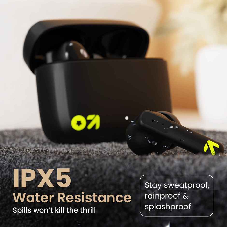 GOBOULT (Formerly Boult) Octave | Quad Mic Enc | 50ms Ultra Low Latency | BT v5.3 | Black