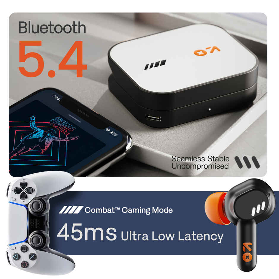 GOBOULT Tenet Turbo Orange TWS Wireless Earbuds Bluetooth