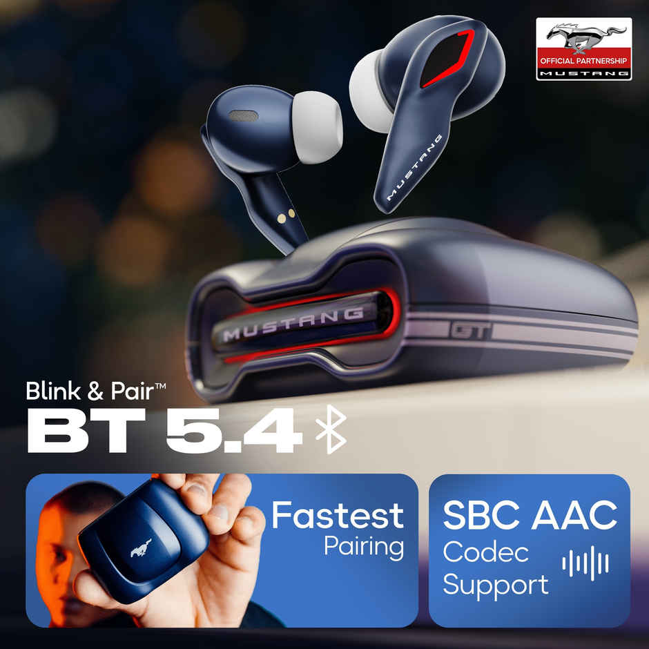 GOBOULT X Mustang Torq Newly Launched TWS In Ear Earbuds With 50H Playtime