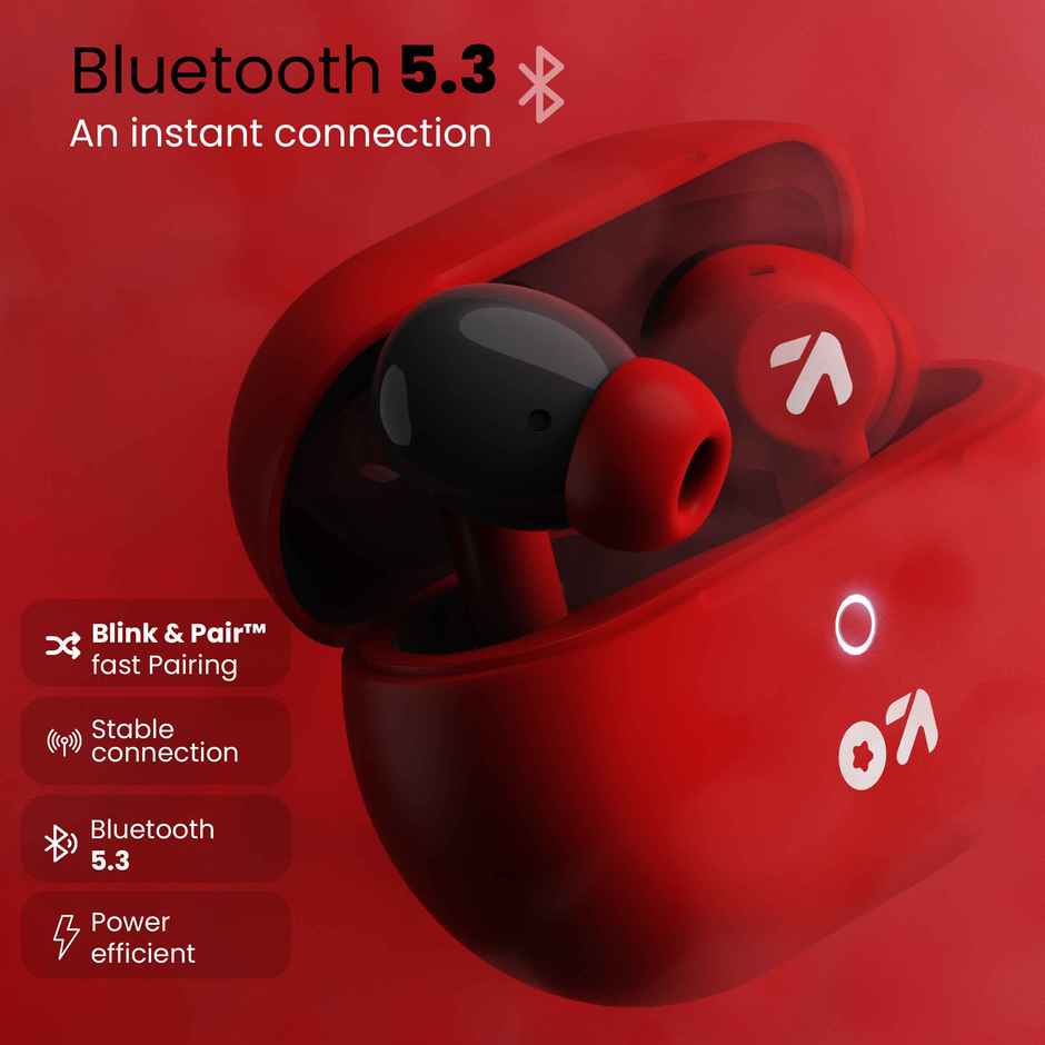 GOBOULT W40 with Quad Mic ENC, 48H Battery Life, Low Latency Gaming, Made in India, 5.3v Bluetooth