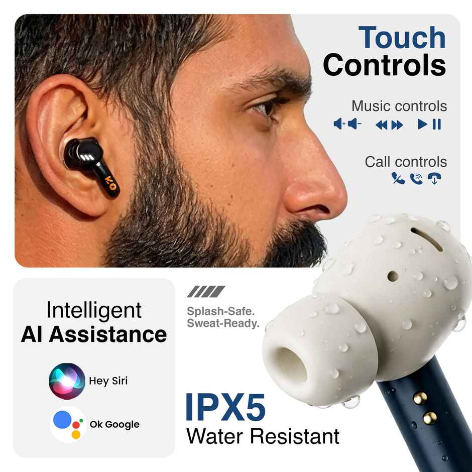 GOBOULT Tenet Midnight Blue TWS Wireless Earbuds Bluetooth
