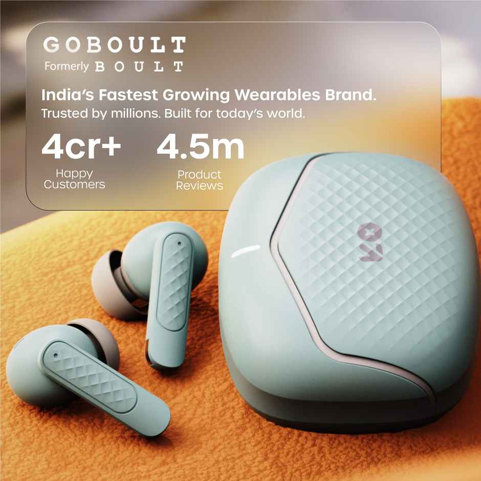 GOBOULT Formerly Boult Z40 v2.0 | Arctic Blue | GOBOULT Z40 V2.0 | TWS Truly Wireless in Ear Earbuds