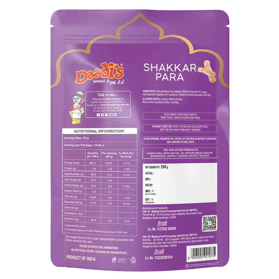 Daadi's Shakkar Para | Sweet & Crunchy