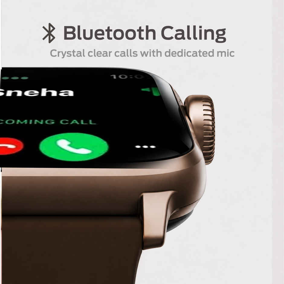 GOBOULT Dive Plus Espresso Bluetooth Calling Smart Watch 1.81 Inch HD Display