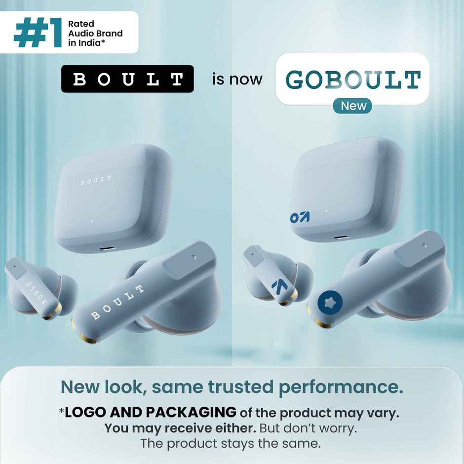 GOBOULT (Formerly Boult) Octave | Quad Mic Enc | 50ms Ultra Low Latency | BT v5.3 | Blue