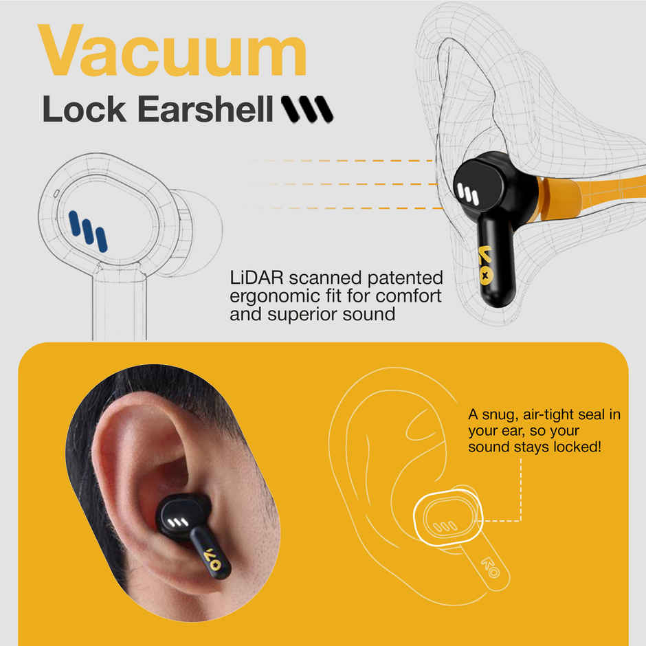 GOBOULT Tenet Turbo Orange TWS Wireless Earbuds Bluetooth