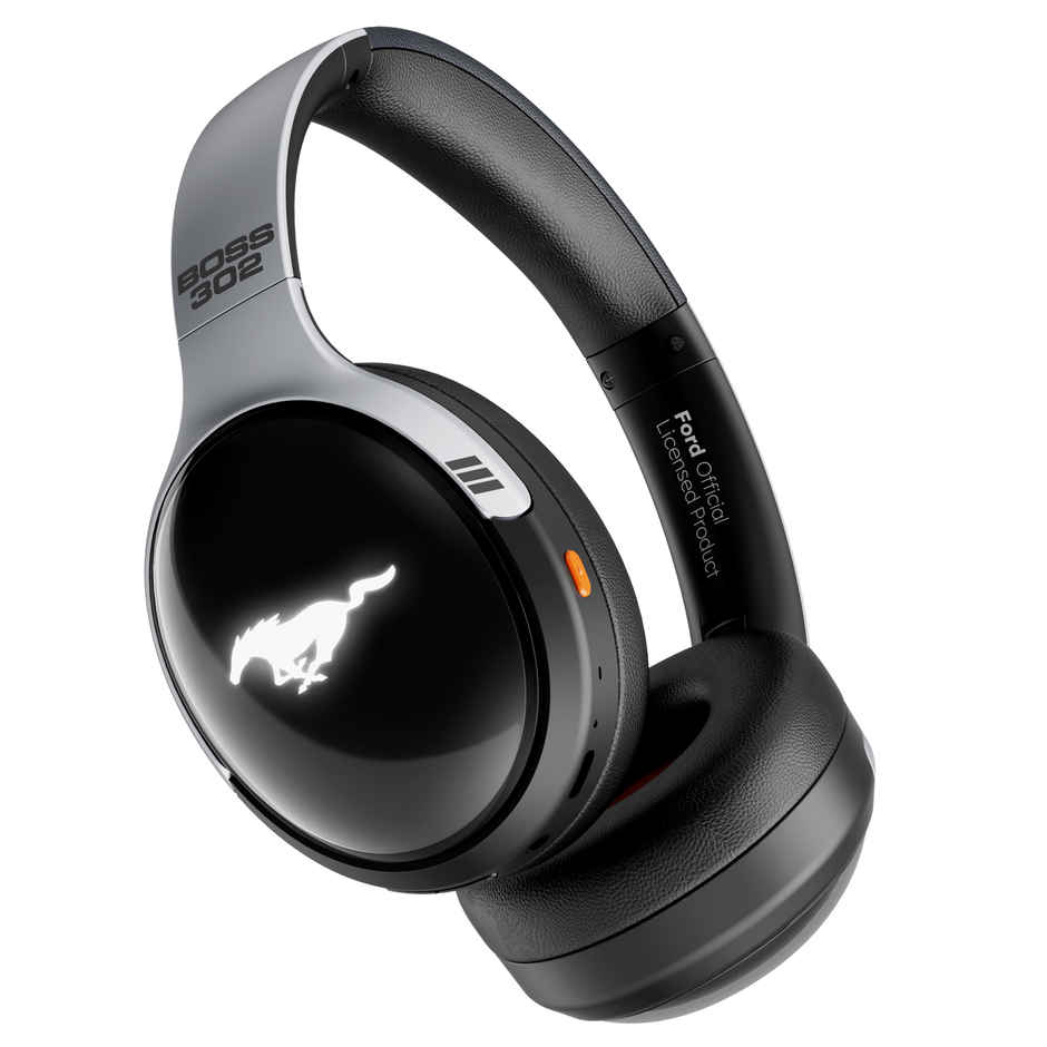 GOBOULT Mustang Thunder Bluetooth Headphones | 70H Playtime | 40mm Driver ENC Mic Over Ear