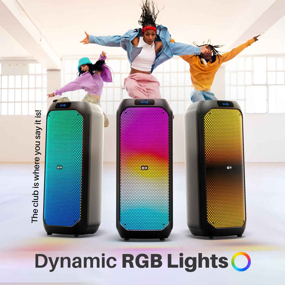 GOBOULT Partybox X80 with Dynamic Rgb Led Panel | 80W Speaker | 5H Speaker
