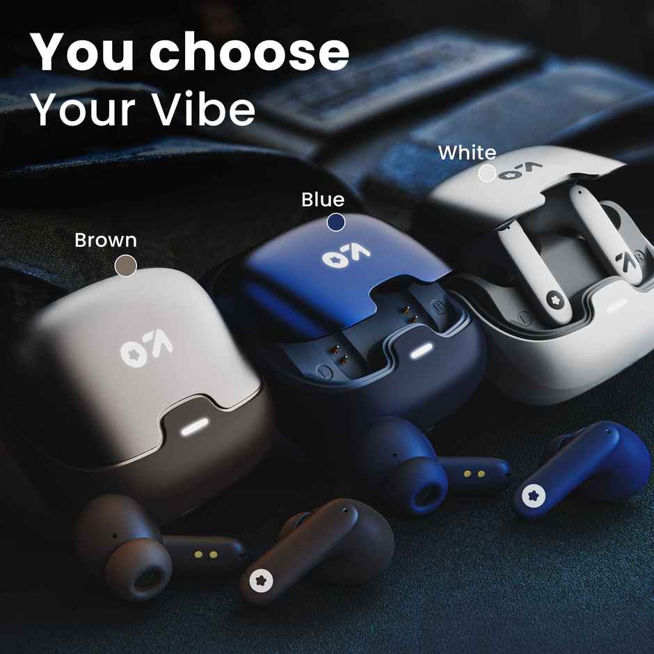 GOBOULT (Formerly Boult) Z40 With Zen Enc Mic, 60H Battery Life, Bluetooth 5.3 Headset | Blue