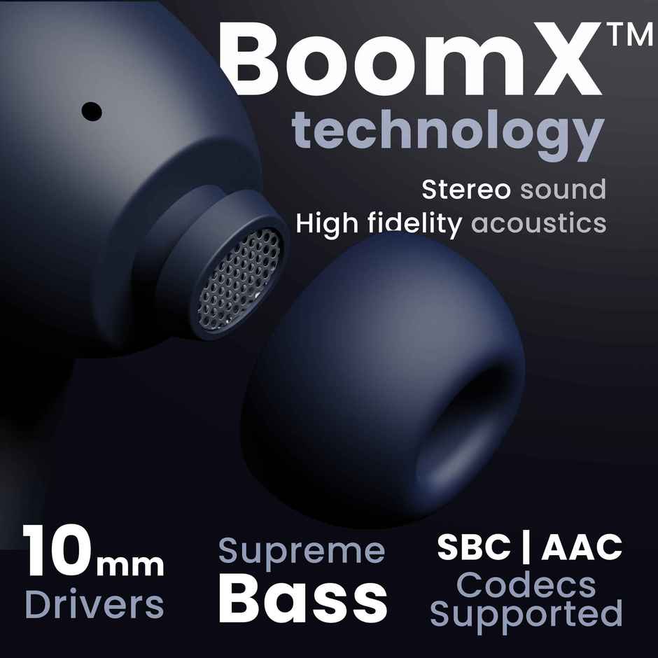 GOBOULT (Formerly Boult) X70 | True Wireless Earbuds | ENC Mic & 60H Playtime | Blue