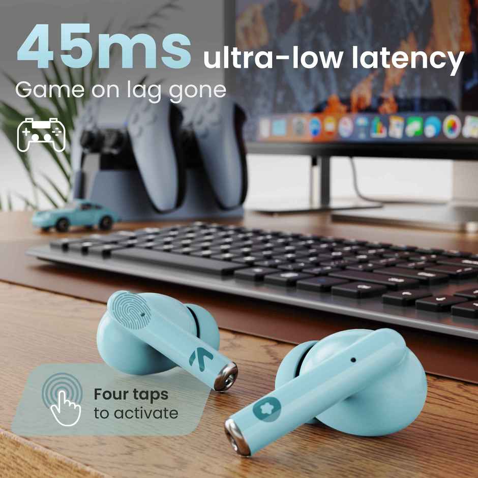 GOBOULT W20 w/ Zen ENC Mic, 35H Battery Life, 5.3v |Glacier Blue, True Wireless