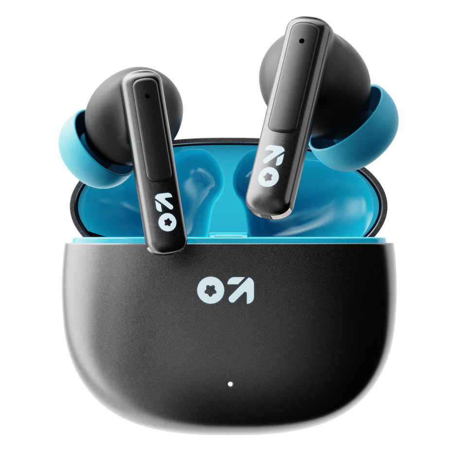 GOBOULT  W60 with 60Hrs Battery, 4 Mic ENC, Ultra Low Latency, 5.4v Bluetooth | Black