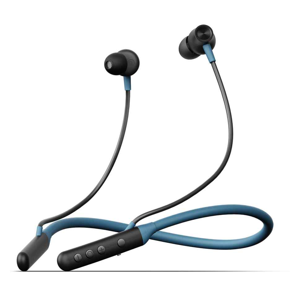 GOBOULT Ycharge with Pro+ Calling Mic|Full Charge In 20 Mins|Boomx|In The Ear|Blue