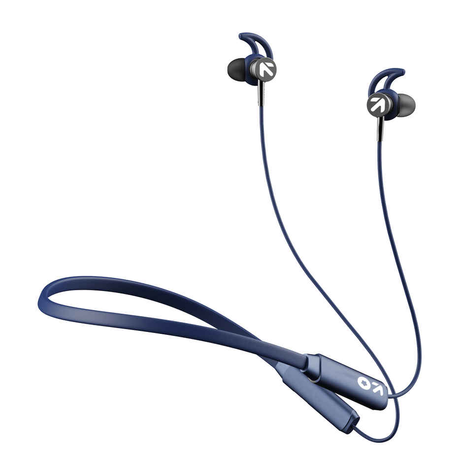 GOBOULT Probass Eqcharge With Zen Mode Enc,Ultra-Fast Charging Bluetooth Headset(Blue, In The Ear)