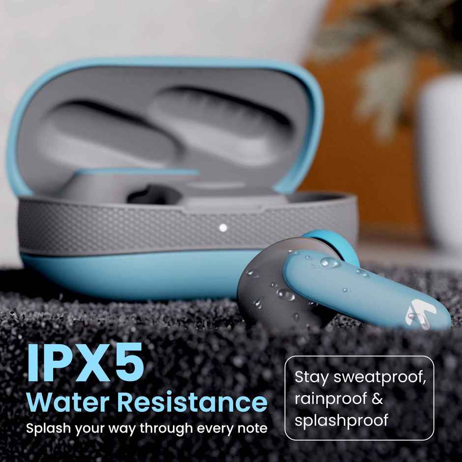 GOBOULT Y1 Pro with Zen Quad Mic ENC 60Hrs Battery Fast Charging - Blue