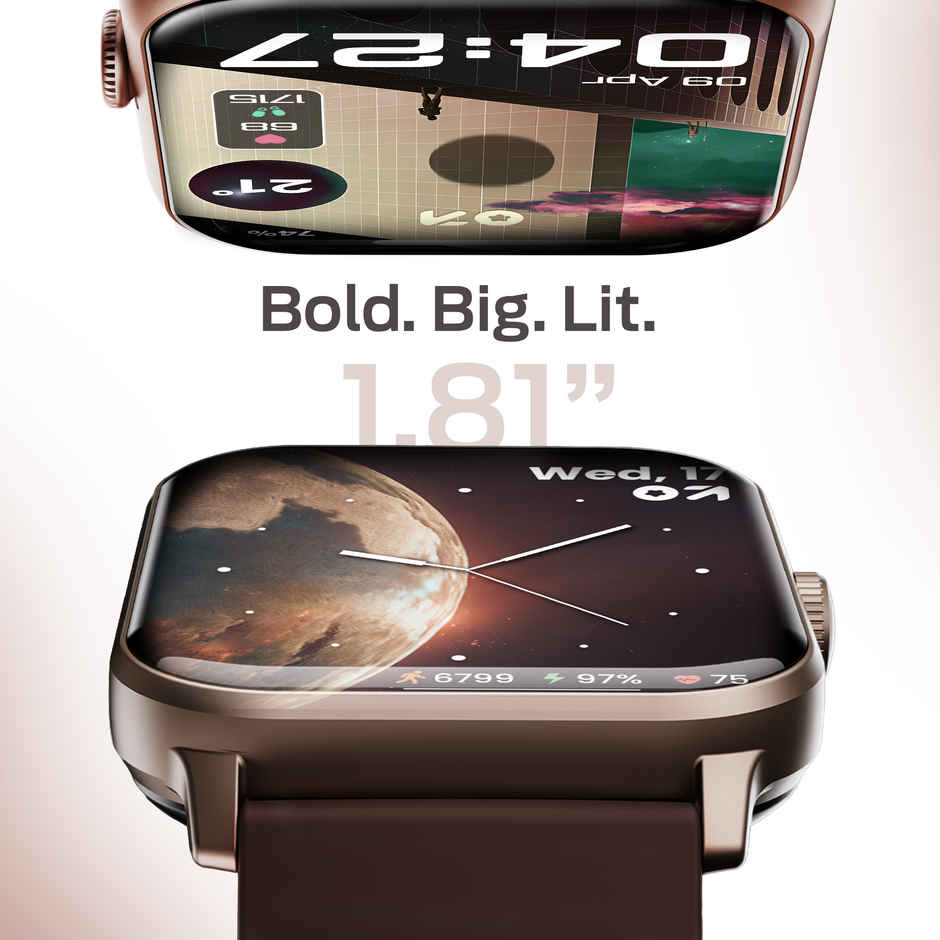 GOBOULT Dive Plus Espresso Bluetooth Calling Smart Watch 1.81 Inch HD Display