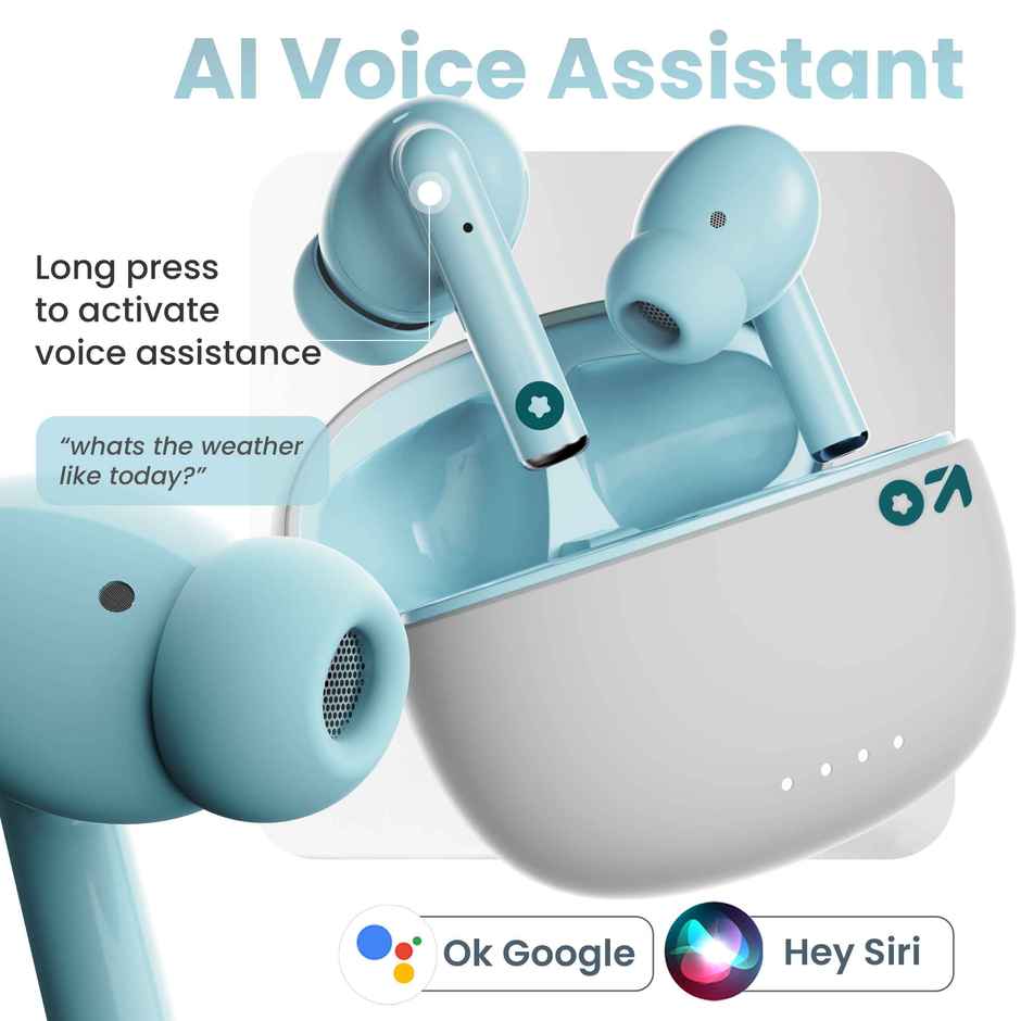 GOBOULT W20 w/ Zen ENC Mic, 35H Battery Life, 5.3v |Glacier Blue, True Wireless