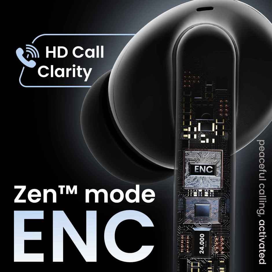 GOBOULT K35 Zen ENC Mic | 35H Battery  |  5.3v Bluetooth Headset | Space Black