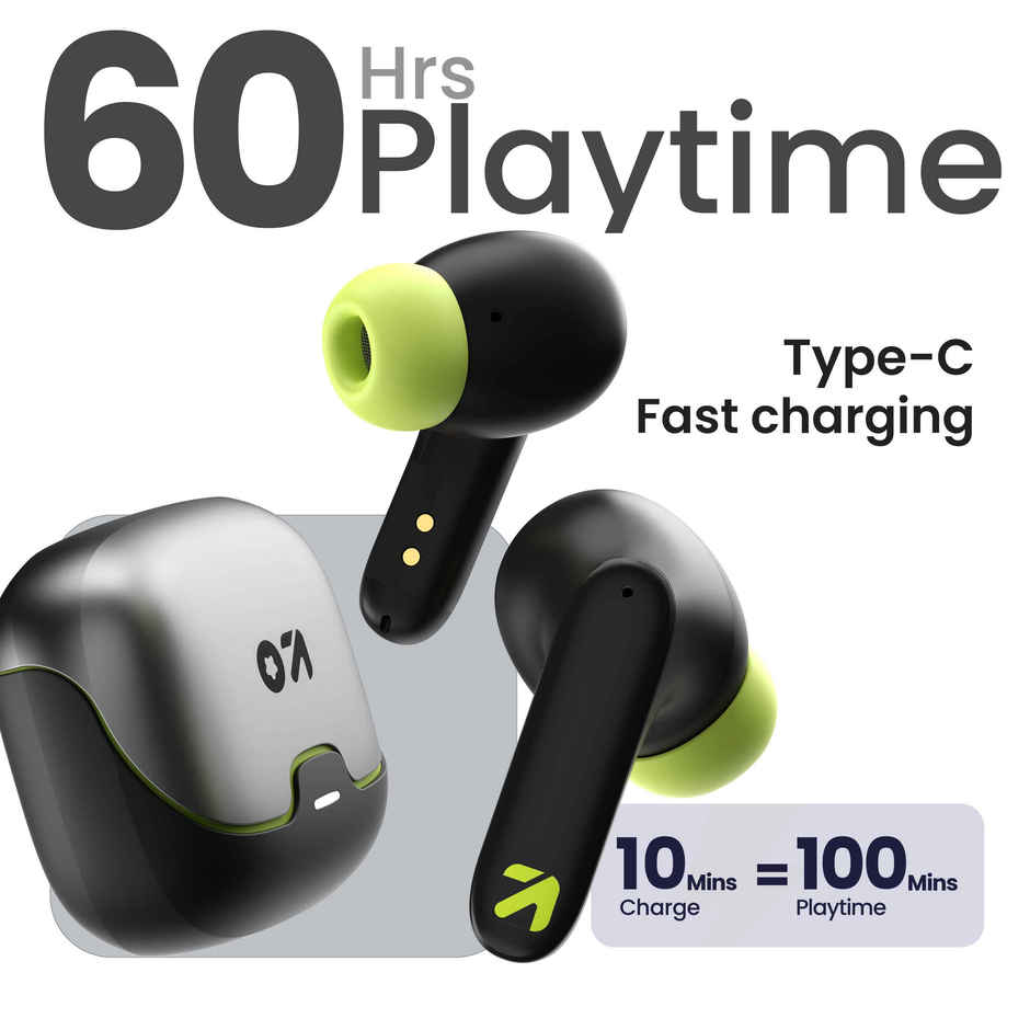 GOBOULT X70 with Zen ENC Mic | 60H Battery Life  |  Black | In the Ear