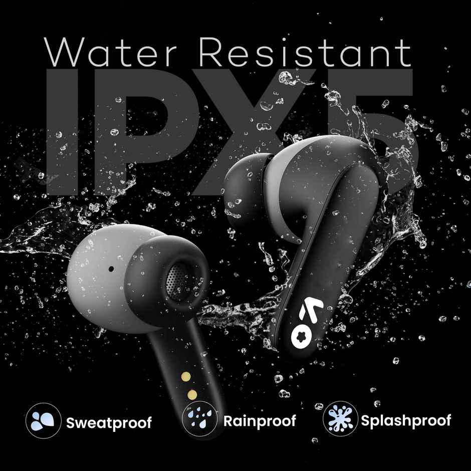 GOBOULT Y1 with Zen ENC Mic, 50H Battery, Fast Charging, Pro+ Calling |Black, TWS