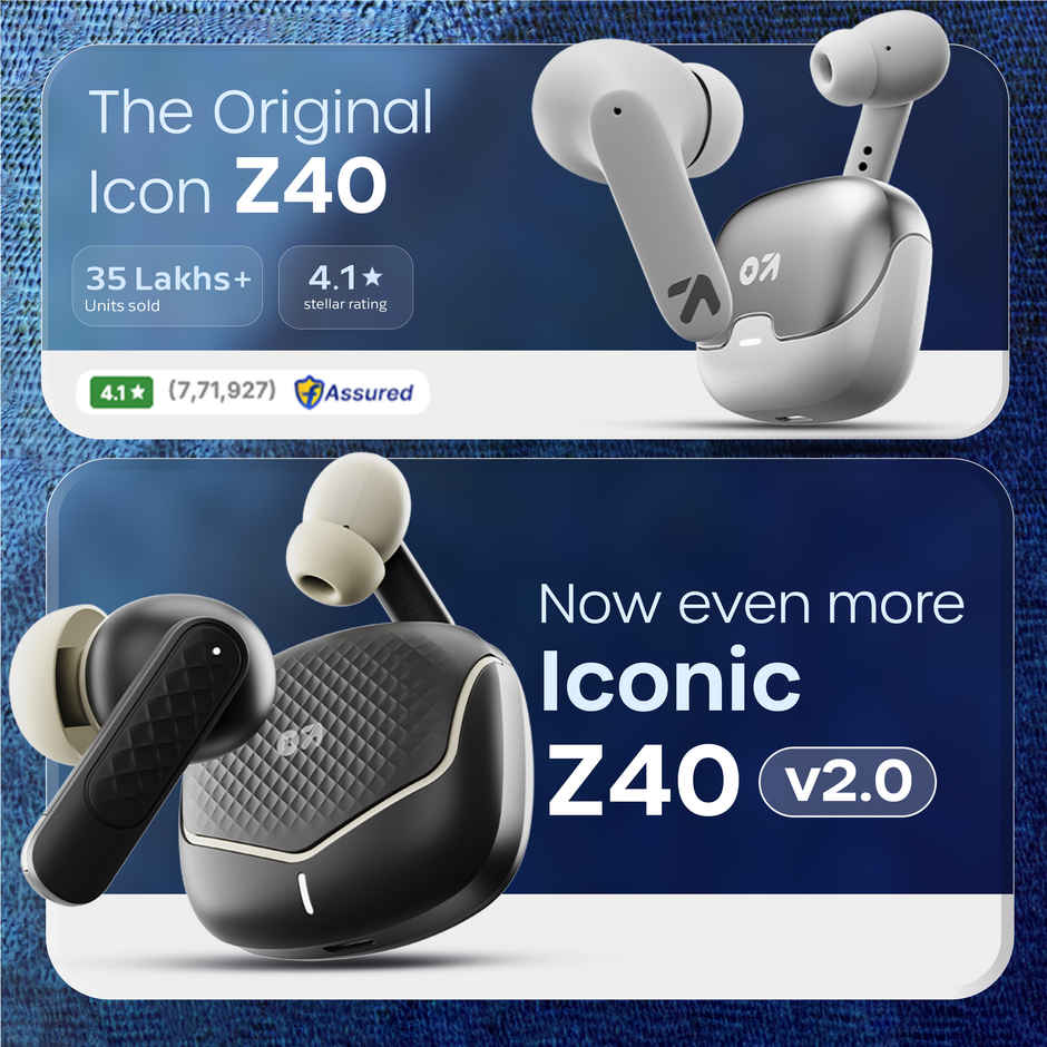 GOBOULT Formerly Boult Z40 v2.0 | Opal Black | GOBOULT Z40 V2.0 | TWS Truly Wireless in Ear Earbud