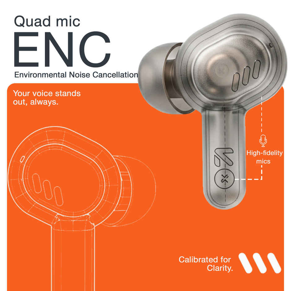 GOBOULT Formerly Boult Tenet Turbo Orange Goboult TWS Wireless Earbuds Bluetooth