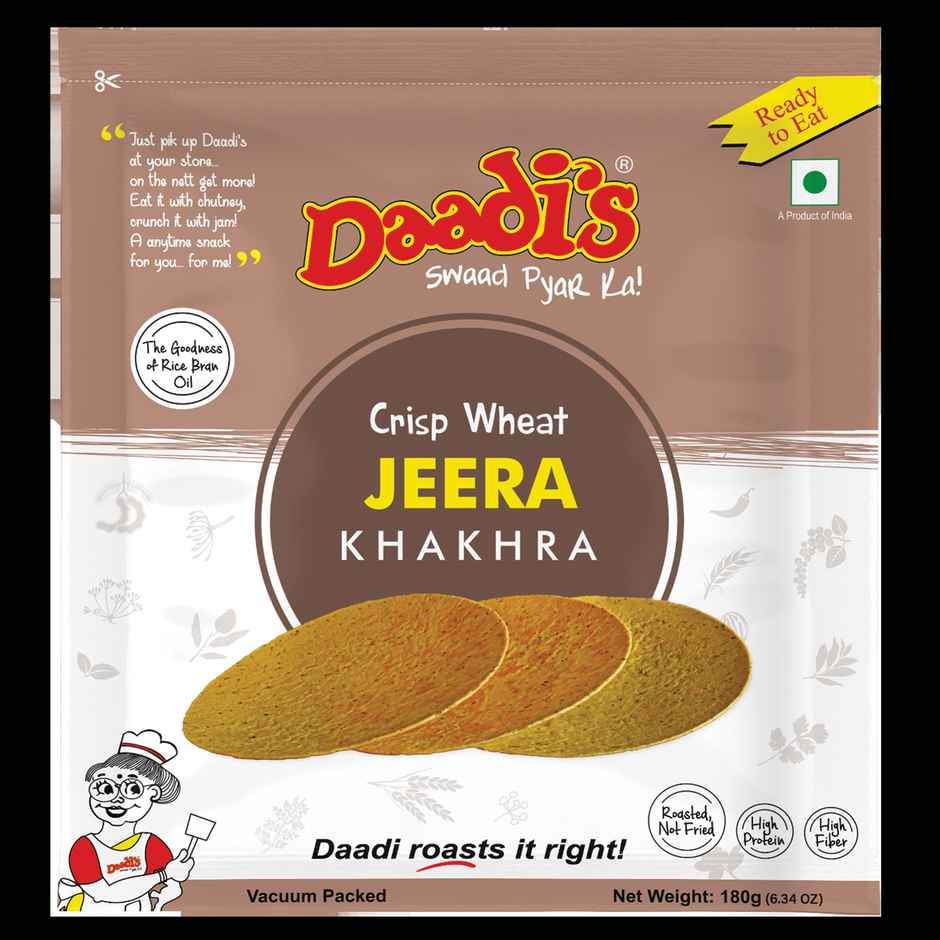 Daadi's Jeera Khakhra | Crispy Snack