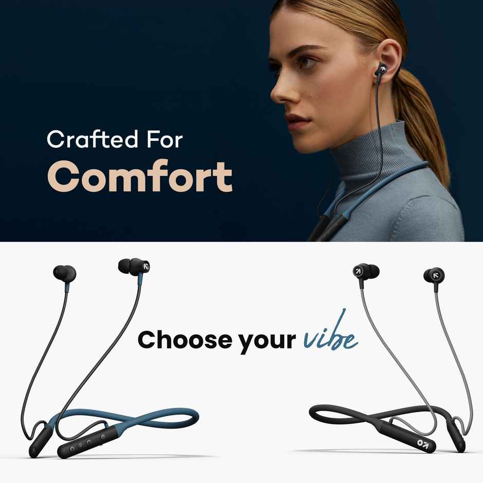 GOBOULT Ycharge with Pro+ Calling Mic|Full Charge In 20 Mins|Boomx|In The Ear|Blue