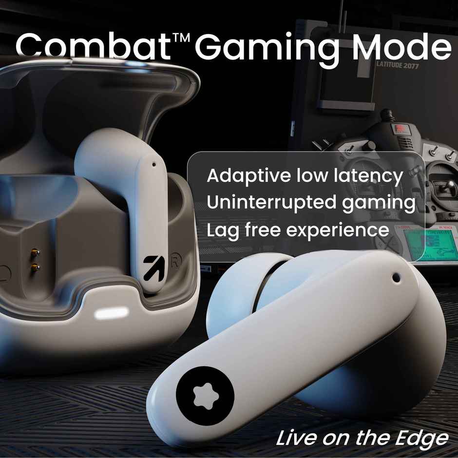 GOBOULT Z40 with Zen ENC Mic, 60H Battery Life,, 5.3 Bluetooth |White