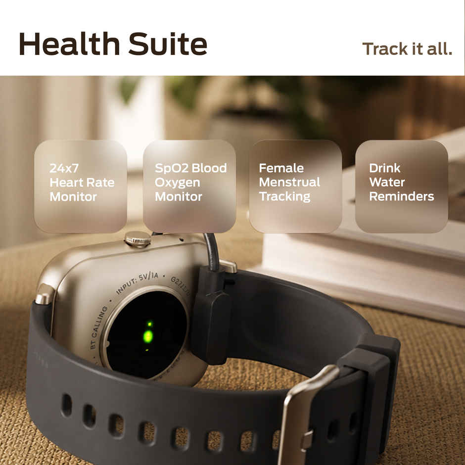GOBOULT Dive Plus Espresso Bluetooth Calling Smart Watch 1.81 Inch HD Display