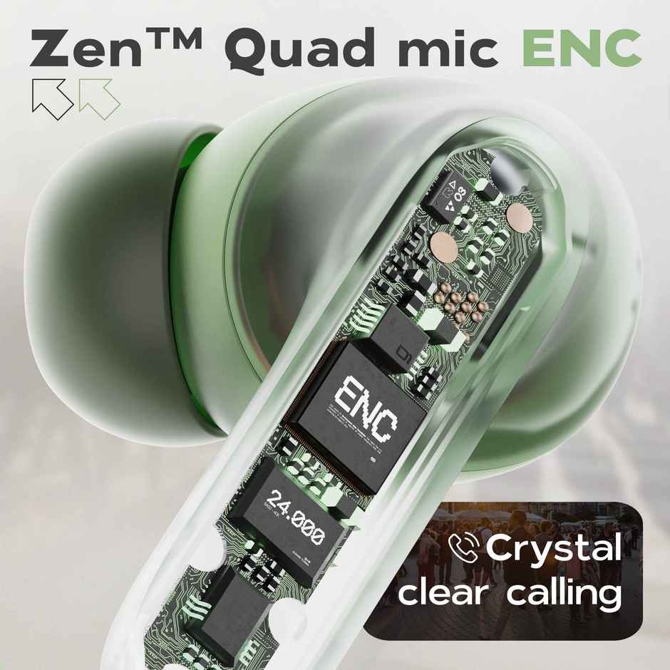 GOBOULT Z40 Pro with 100H Battery, Quad Mic ENC, Scratch Proof, 5.3v Bluetooth