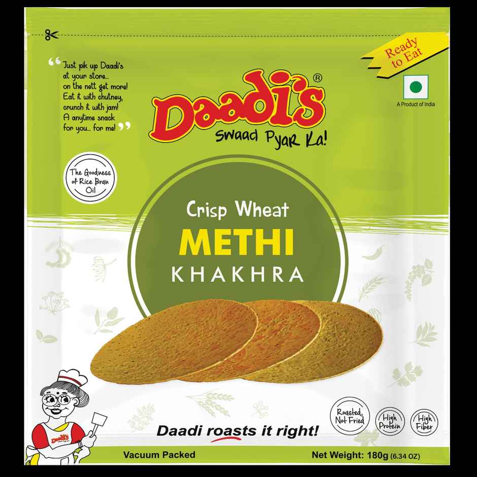 Daadi's Methi Khakhra | Crispy Snack