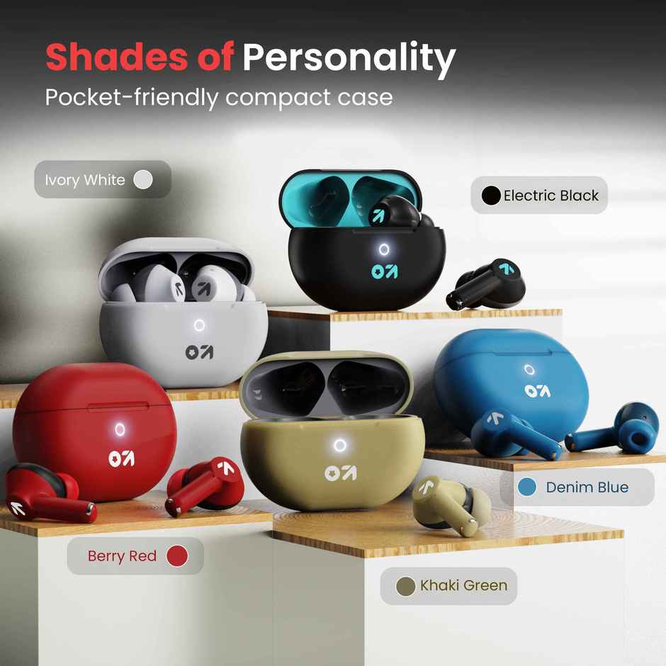 GOBOULT (Formerly Boult) W40 with Quad Mic Enc, 48H Battery Life, Made in India, BT v5.3