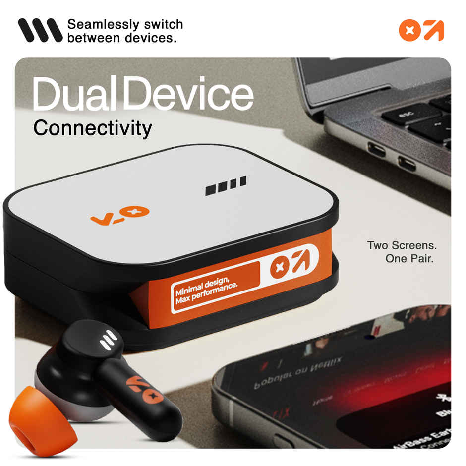 GOBOULT Tenet Turbo Orange TWS Wireless Earbuds Bluetooth