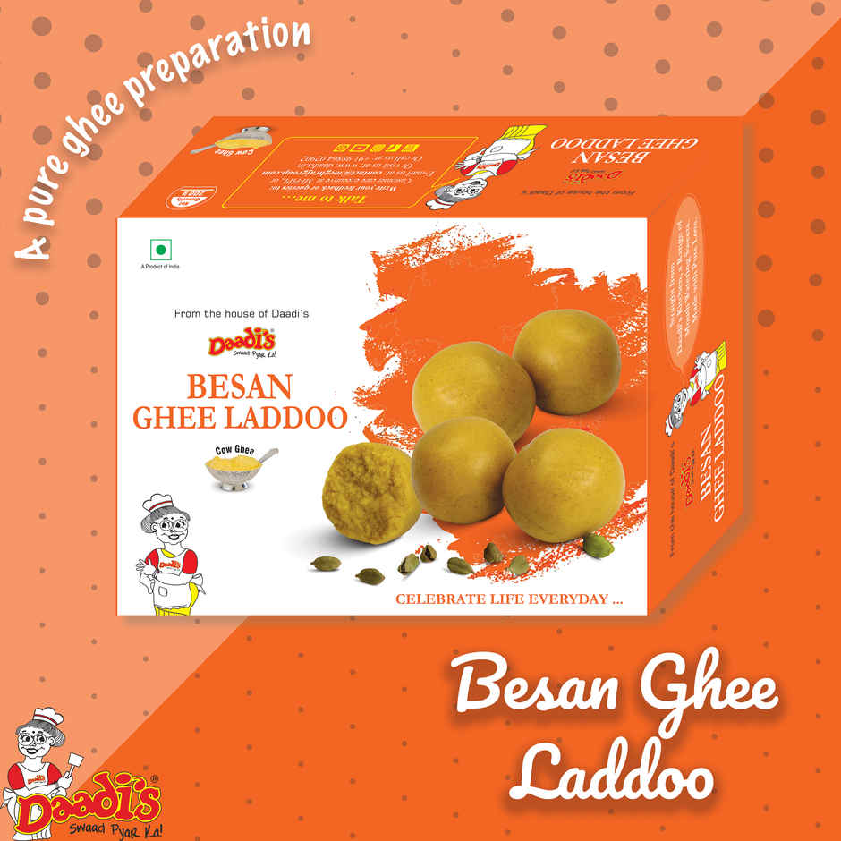Daadi'S Besan Laddoo Pure Ghee