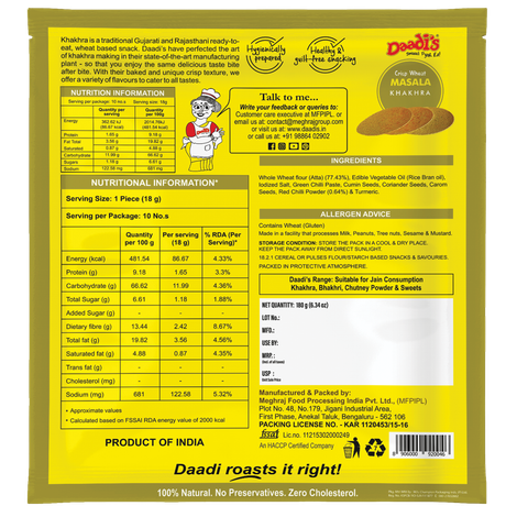 Daadi's Masala Khakhra