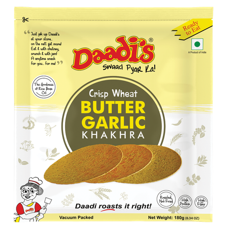 Daadi's Butter Garlic Khakhra