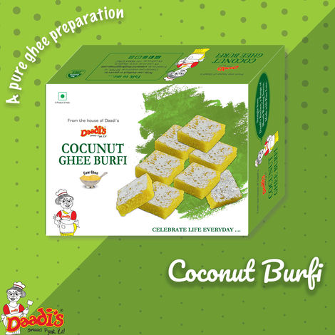 Daadi'S Coconut Ghee Burfi
