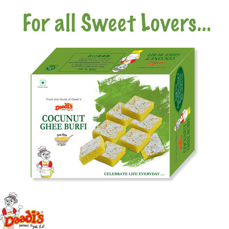 Daadi'S Coconut Ghee Burfi