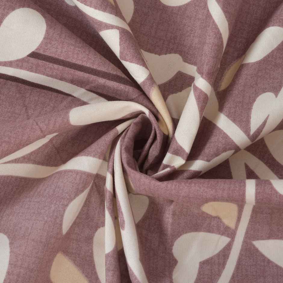 BAY6 Polyester Long Door Curtains - Set of 2 - (8x4 ft) - Brown