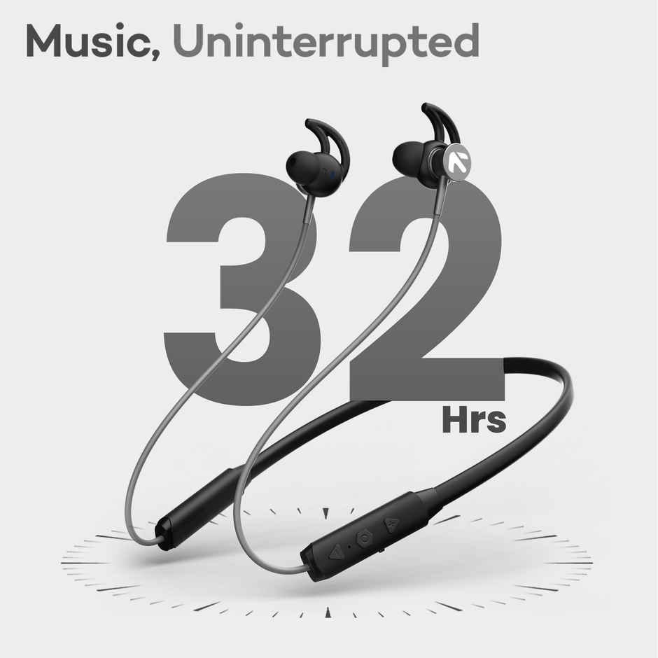 GOBOULT (Formerly Boult) ProBass EQcharge with ZEN Mode ENC, 32H Playtime | Black