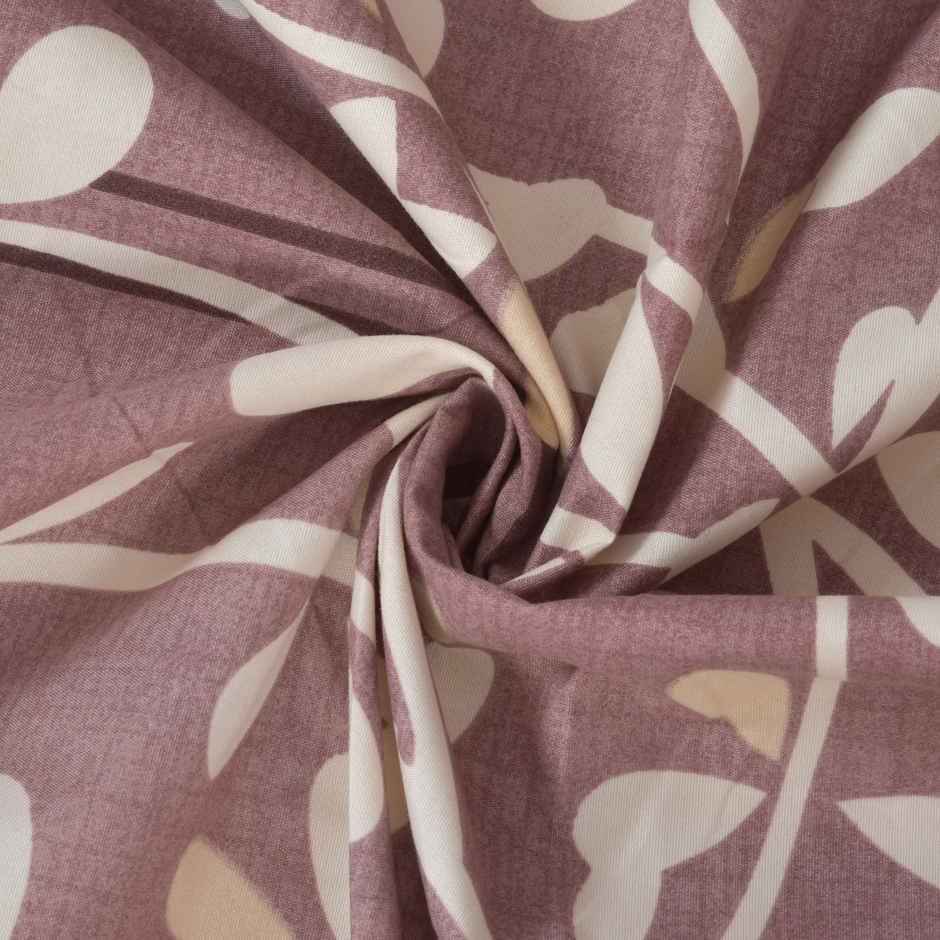 BAY6 Polyester Door Curtains - Set of 2 - (7x4 ft) - Brown