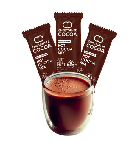 Christopher Cocoa Hot Cocoa Premix (Instant Hot Chocolate) | 3 Sachets