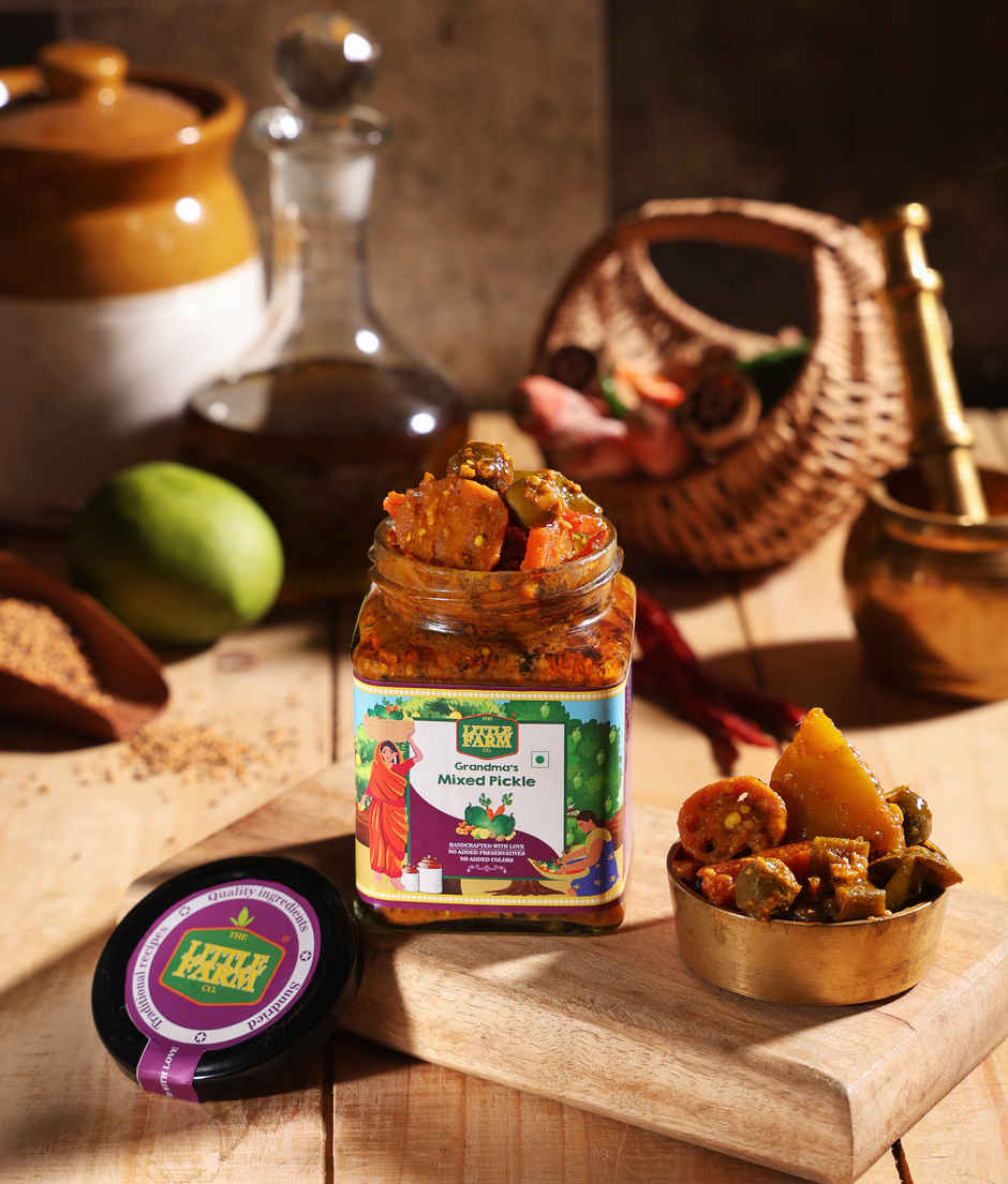 The Little Farm Co Mixed Pickle | Achaar, All Natural