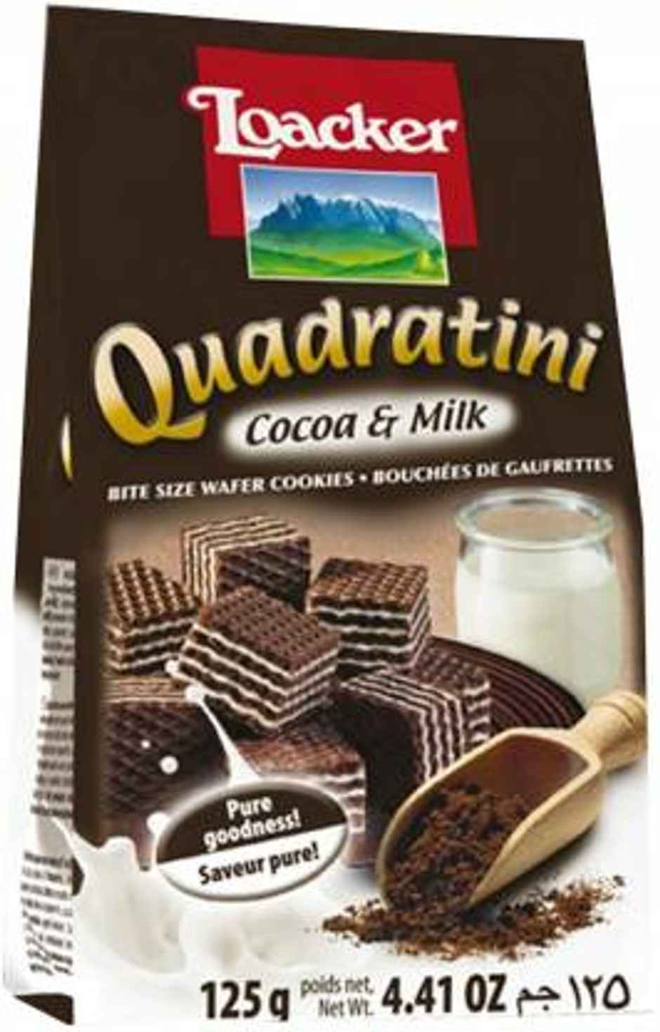 Loacker Quadritini Cacao & Milk 